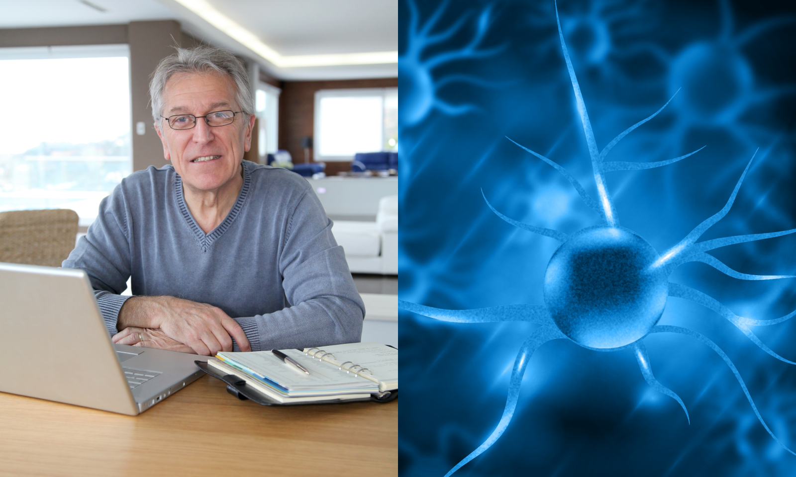 Researcher studying hair follicle science